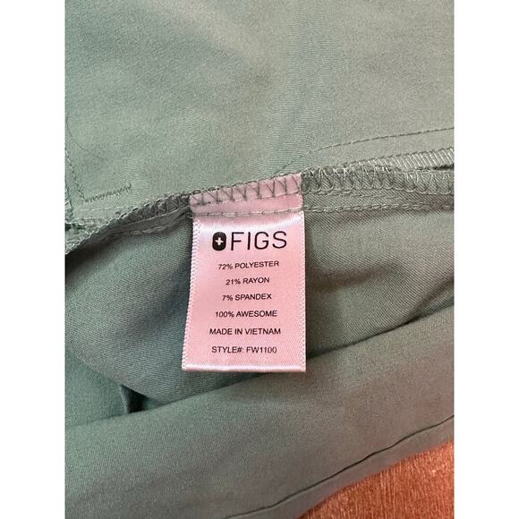 Figs Casma Three-Pocket Scrub Top (JADE) - Picture 3 of 5